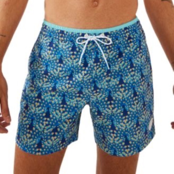Chubbies Men's The Fan Outs Quick-Dry 5-1/2" Swim Trunks - Picture 1 of 6